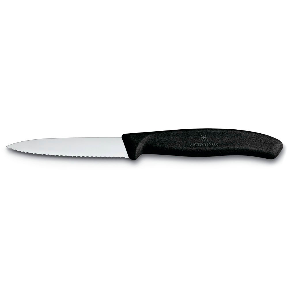 Нож кухонный Victorinox SwissClassic для овощей черный 8 см 6.7633