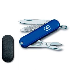 Нож-брелок Victorinox Classic SD Blue 58 мм 7 функций 0.6223.2
