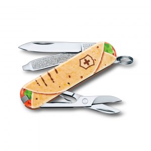 Нож-брелок Victorinox Classic Mexican Tacos SE 2019 58 мм 7 функций 0.6223.L1903