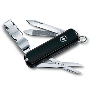 Нож-брелок Victorinox NailClip 580 Black 65 мм 0.6463.3