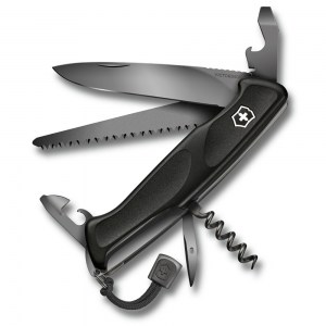 Нож Victorinox RangerGrip 55 Onyx Black 130 мм 0.9563.C31P