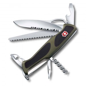 Нож Victorinox RangerGrip 179 One Hand Green/Black 130 мм 0.9563.MWC4