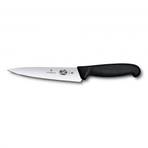 Кухонный нож разделочный Victorinox Fibrox 15см чёрный 5.2003.15