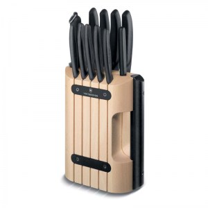 Кухонный набор из 11 ножей Victorinox в подставке из древесины бука 6.7153.11