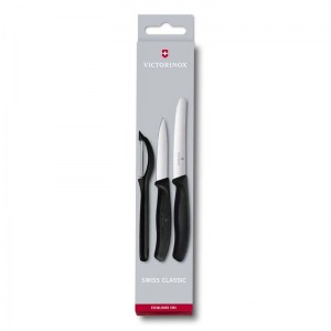 Кухонный набор из 3 ножей Victorinox SwissClassic чёрный 6.7113.31