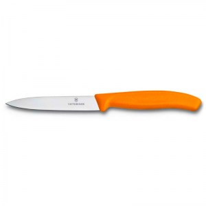 Кухонный нож для овощей Victorinox SwissClassic оранжевый 10см 6.7706.L119