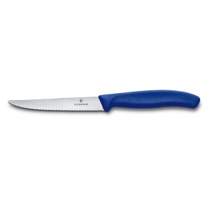 Кухонный нож для стейка и пиццы Victorinox SwissClassic 11см синий 6.7232.20