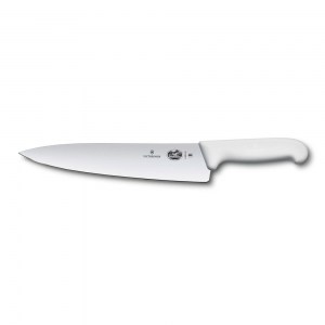 Кухонный нож разделочный Victorinox Fibrox 25см белый 5.2007.25