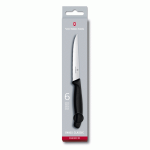 Кухонный набор из 6 ножей Victorinox SwissClassic чёрный 6.7233.6
