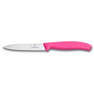 Кухонный нож для овощей Victorinox SwissClassic розовый 10см 6.7706.L115