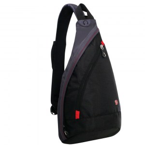 Рюкзак на одно плечо Wenger Mono Sling черный/серый 7л 1092230