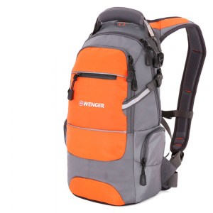 Рюкзак спортивный Wenger Narrow Hiking Pack серый/оранжевый 22 л 13024715-2