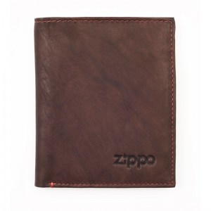 Портмоне Zippo коричневое натуральная кожа 2005122