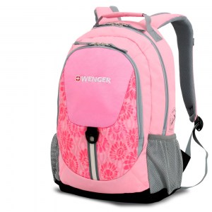 Рюкзак школьный Wenger розовый/серый 20л 31268415
