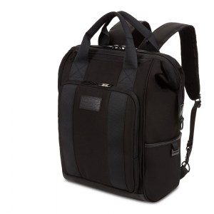 Городской рюкзак-сумка с отделением для ноутбука SwissGear Doctor Bag черный 20л 3577202424