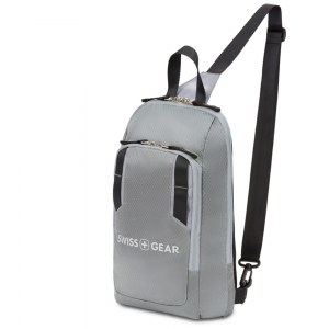 Рюкзак однолямочный SwissGear темно-серый 4л 3992424550
