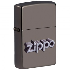 Зажигалка Zippo Classic Lion Design Black Ice 49417