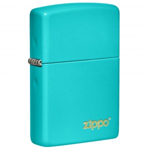 Зажигалка Zippo Classic Flat Turquoise 49454ZL
