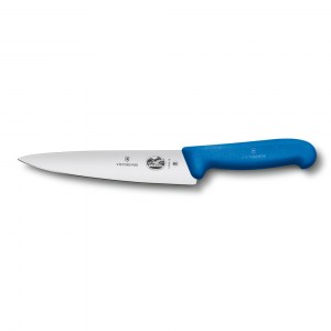 Нож кухонный Victorinox Fibrox разделочный синий 19 см 5.2002.19