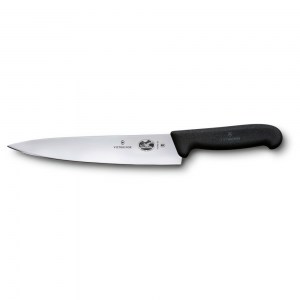 Нож кухонный Victorinox Fibrox разделочный черный 22 см 5.2003.22