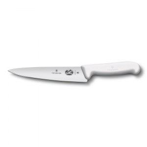 Нож кухонный Victorinox Fibrox разделочный белый 19 см 5.2007.19