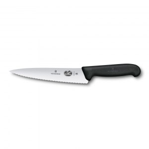 Нож кухонный Victorinox Fibrox разделочный черный 19 см 5.2033.19