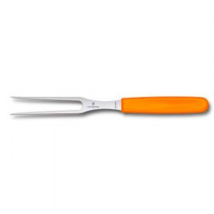 Вилка разделочная Victorinox плоская оранжевая 15 см 5.2106.15L9B