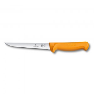 Нож кухонный Victorinox Swibo обвалочный желтый 18 см 5.8401.18