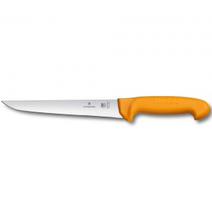 Нож кухонный Victorinox Swibo жиловочный желтый 18 см 5.8411.18