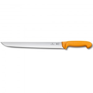Нож кухонный Victorinox Swibo для отбивной и стейка желтый 31 см 5.8433.31