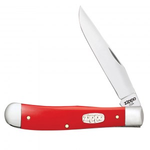 Нож перочинный Zippo Red Synthetic Smooth Trapper 105мм красный 50518_207
