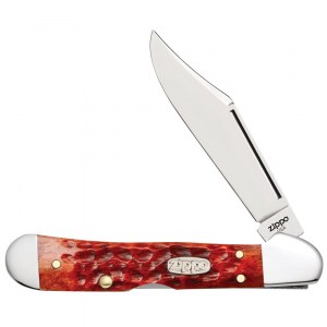 Нож перочинный Zippo Chestnut Bone Standard Jigged Mini Copperlock 92мм коричневый 50538_207