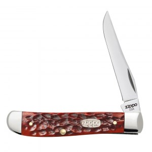 Нож перочинный Zippo Chestnut Bone Standard Jigged Mini Trapper 89мм коричневый 50568_207