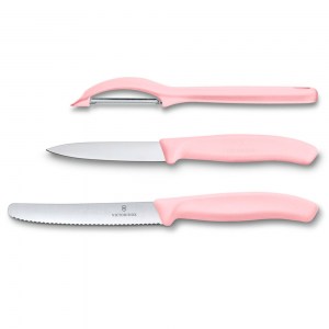 Кухонный набор Victorinox Swiss Classic 3 ножа розовый 6.7116.31L52