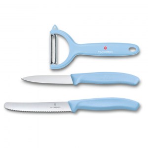 Кухонный набор Victorinox Swiss Classic 3 ножа голубой 6.7116.33L22