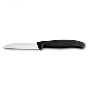 Нож кухонный Victorinox для овощей SwissClassic черный 8 см 6.7403