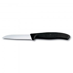 Нож кухонный Victorinox для овощей SwissClassic черный 8 см 6.7433