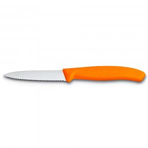 Нож кухонный Victorinox для овощей SwissClassic оранжевый 8 см 6.7636.L119
