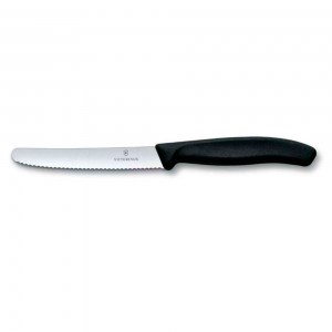 Нож кухонный Victorinox для томатов и сосисок SwissClassic черный 11 см 6.7833
