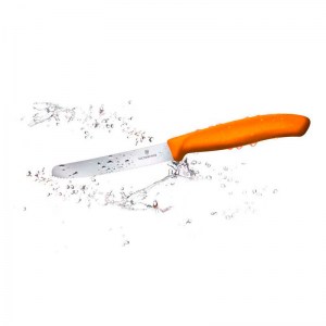 Нож кухонный Victorinox для томатов и сосисок SwissClassic оранжевый 11 см 6.7836.L119
