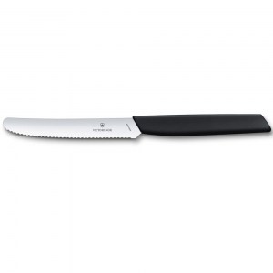 Нож кухонный Victorinox Swiss Modern столовый черный 11 см 6.9003.11W