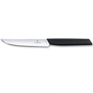 Нож кухонный Victorinox Swiss Modern для стейка черный 12 см 6.9003.12