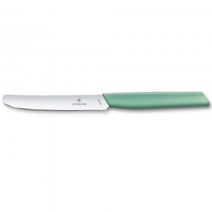 Нож кухонный Victorinox Swiss Modern столовый зеленый 11 см 6.9006.1141