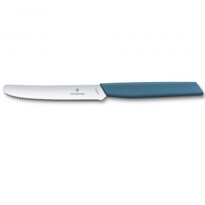 Нож кухонный Victorinox Swiss Modern столовый синий 11 см 6.9006.11W2