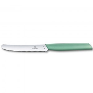 Нож кухонный Victorinox Swiss Modern столовый зеленый 11 см 6.9006.11W41