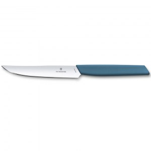 Нож кухонный Victorinox Swiss Modern для стейка синий 12 см 6.9006.122
