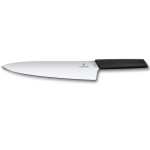 Нож кухонный Victorinox Swiss Modern разделочный черный 25 см 6.9013.25B