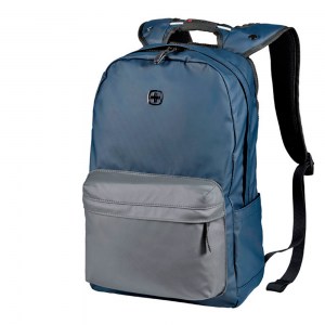 Рюкзак городской Wenger Photon водоотталкивающий синий/серый 18л 605035