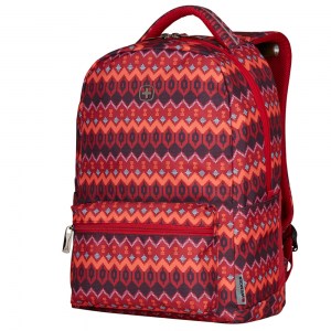 Рюкзак городской Wenger красный с рисунком 22л 606471