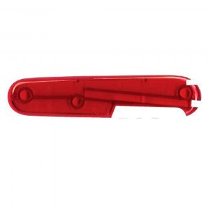 Накладка для ножей Victorinox 91 мм задняя Transparent Red C.3500.T4.10
